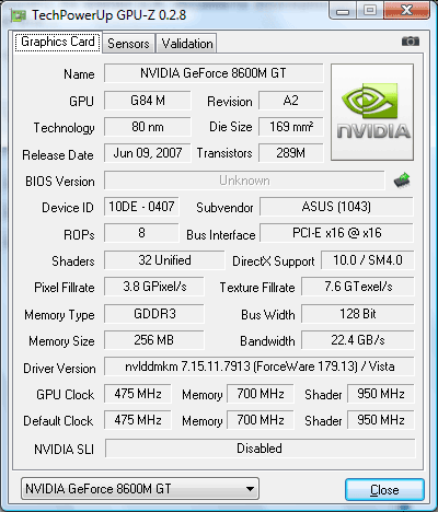 GPU-Z 0.5.8 Released, New Render Test for PCI-Express Bus and ASIC Quality  Feature